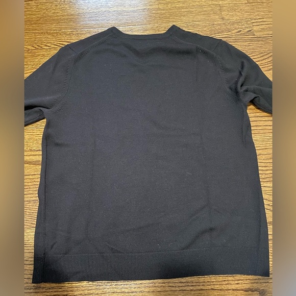 Banana Republic Men's Brown V Neck Italian Merino Wool Sweater - Picture 6 of 6